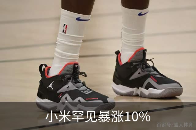 小米罕见暴涨10%